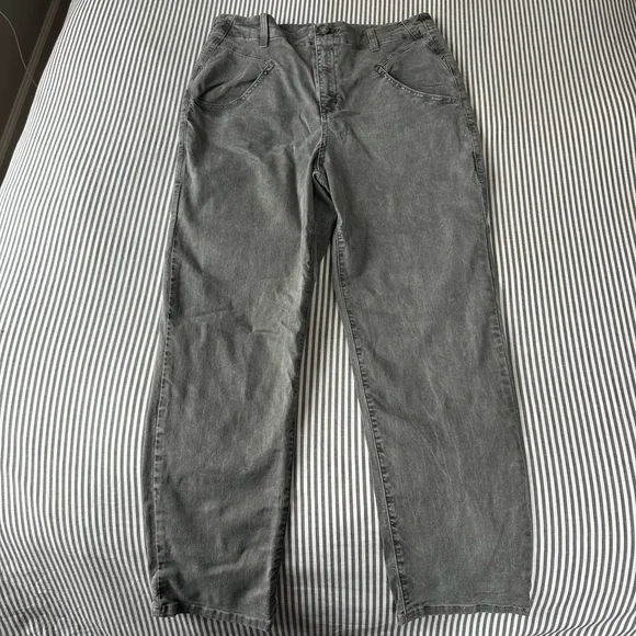 Anthropologie - Amadi Gray Straight-leg Pants - Size M - Picture 2 of 4